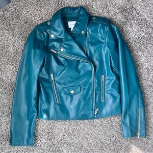 Nine West faux leather moto jacket